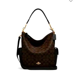 Coach Pennie Shoulder Bag in Signature Coated Canvas